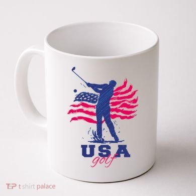 USA American Golf Player Coffee Mug