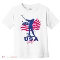 USA American Golf Player Toddler T-Shirt thumb 0
