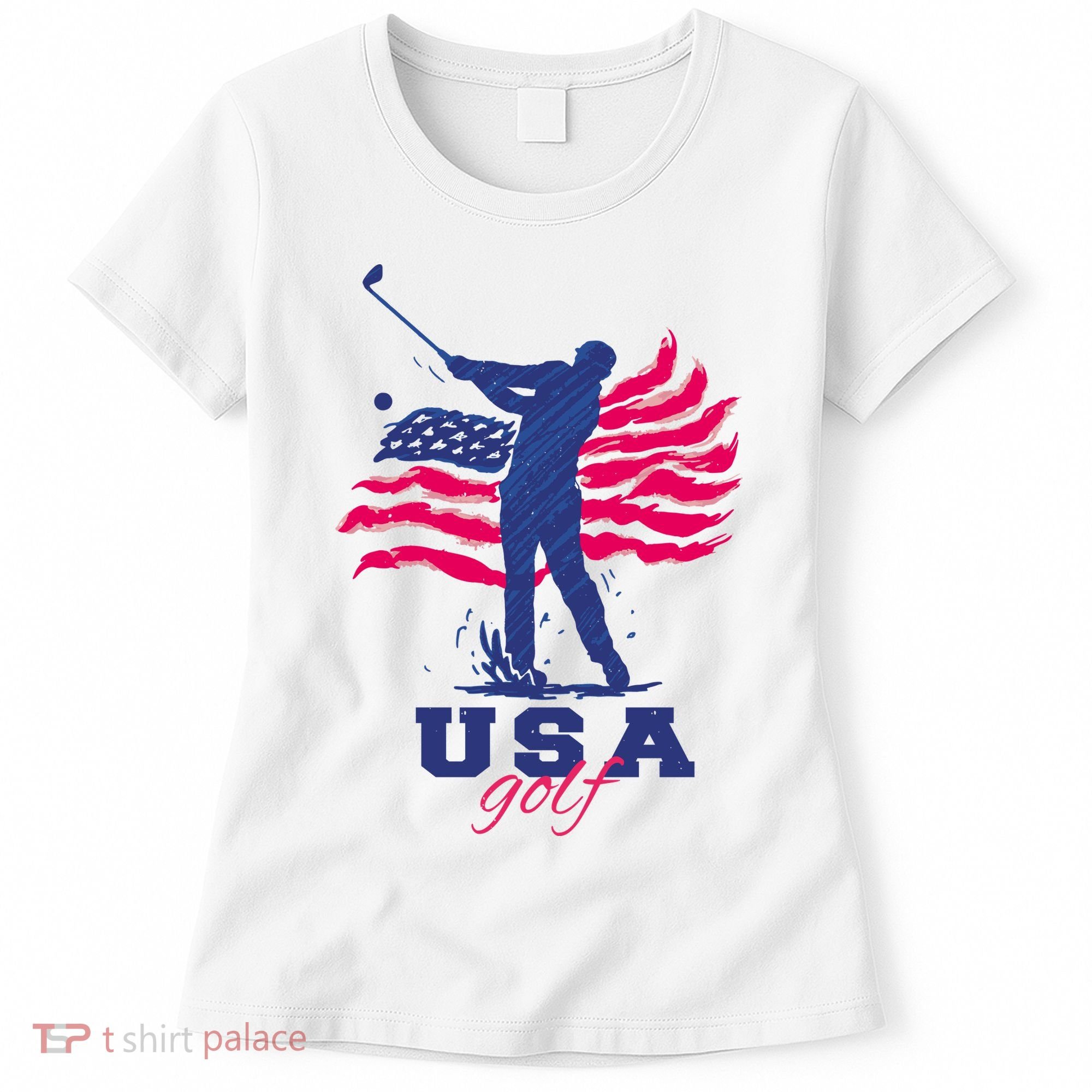 USA American Golf Player Women's T-Shirt