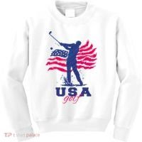 USA American Golf Player Kids Sweatshirt thumb 0