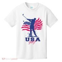 USA American Golf Player Kids T-Shirt thumb 0