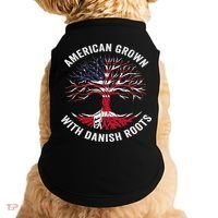 Usa American Grown With Danish Roots Denmark Doggie Tank thumb 0