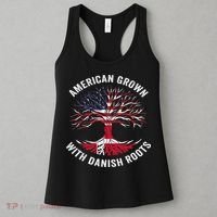 Usa American Grown With Danish Roots Denmark Women's Tank Top thumb 3
