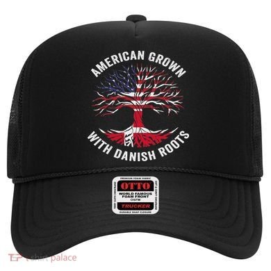 Usa American Grown With Danish Roots Denmark Hat
