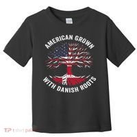 Usa American Grown With Danish Roots Denmark Toddler T-Shirt thumb 0
