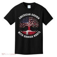 Usa American Grown With Danish Roots Denmark Kids T-Shirt thumb 0