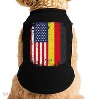 Usa American Germany Flag German Dual Citizenship Doggie Tank thumb 0