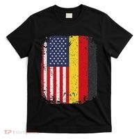 Usa American Germany Flag German Dual Citizenship T-Shirt thumb 0