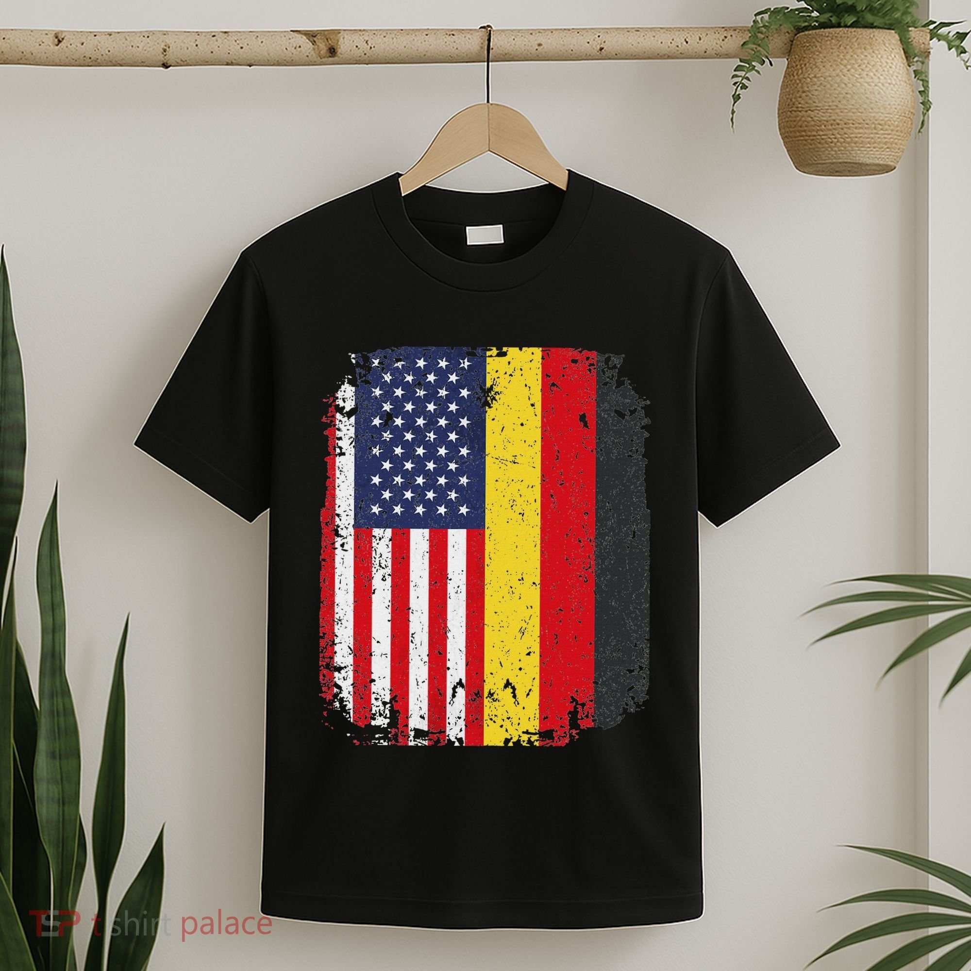 Usa American Germany Flag German Dual Citizenship T-Shirt