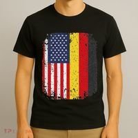 Usa American Germany Flag German Dual Citizenship T-Shirt thumb 3