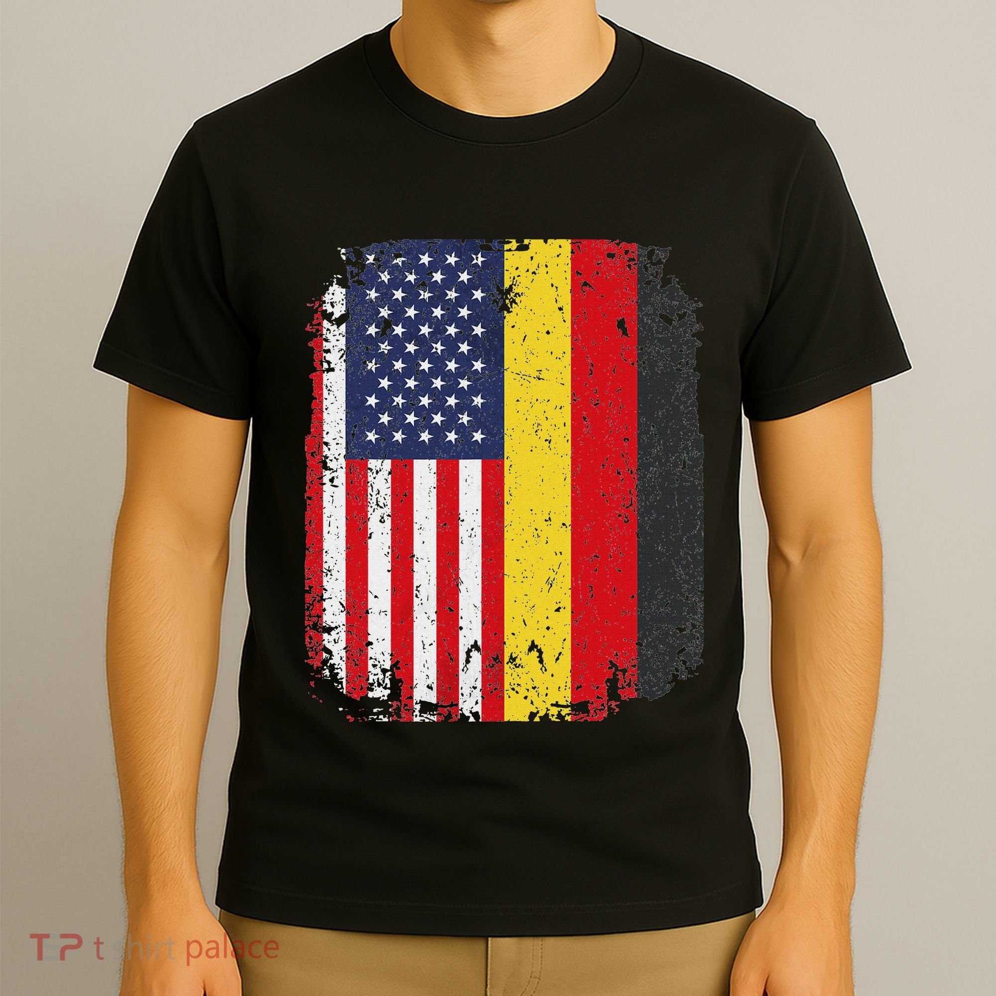 Usa American Germany Flag German Dual Citizenship T-Shirt
