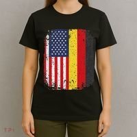 Usa American Germany Flag German Dual Citizenship T-Shirt thumb 4