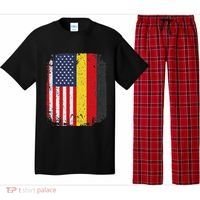 Usa American Germany Flag German Dual Citizenship Pajama Set thumb 0