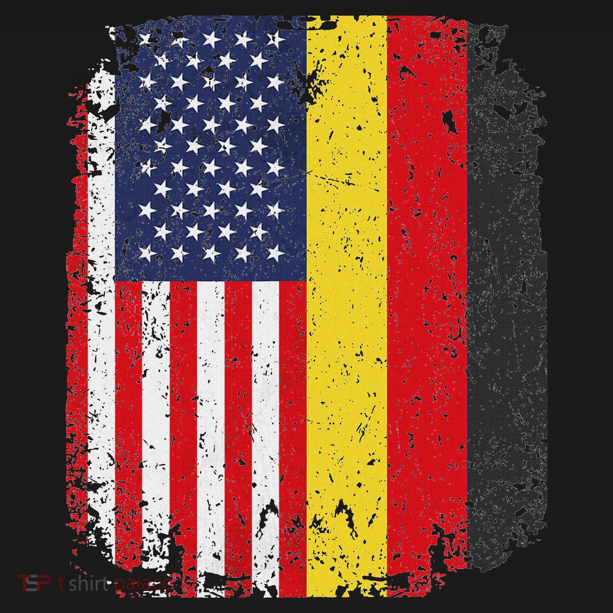 Usa American Germany Flag German Dual Citizenship Women's Hoodie