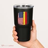 Usa American Germany Flag German Dual Citizenship Tumbler thumb 2