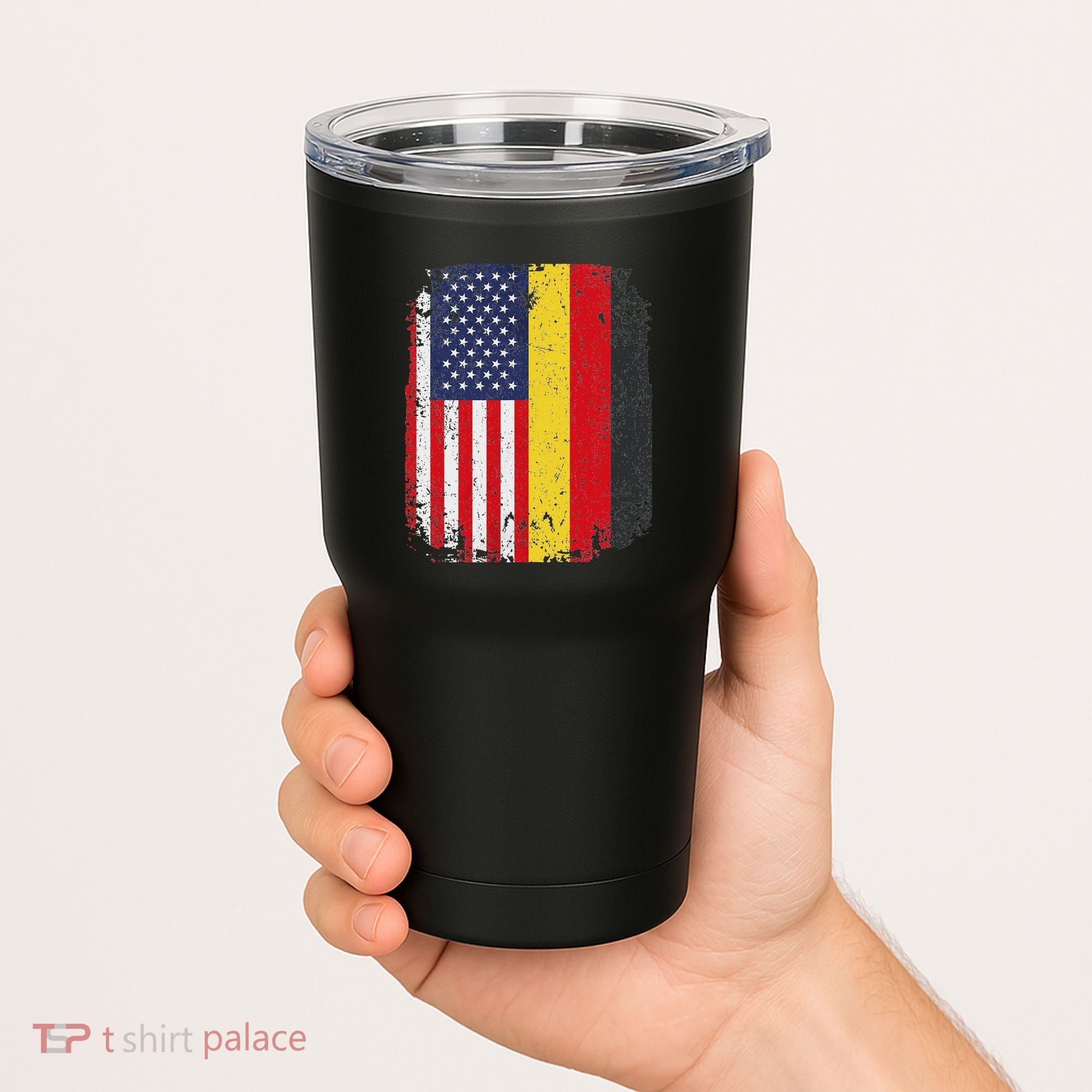 Usa American Germany Flag German Dual Citizenship Tumbler