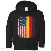 Usa American Germany Flag German Dual Citizenship Toddler Hoodie thumb 0