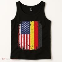 Usa American Germany Flag German Dual Citizenship Tank Top thumb 2
