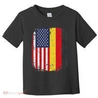 Usa American Germany Flag German Dual Citizenship Toddler T-Shirt thumb 0