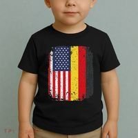 Usa American Germany Flag German Dual Citizenship Toddler T-Shirt thumb 2