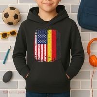 Usa American Germany Flag German Dual Citizenship Kids Hoodie thumb 2