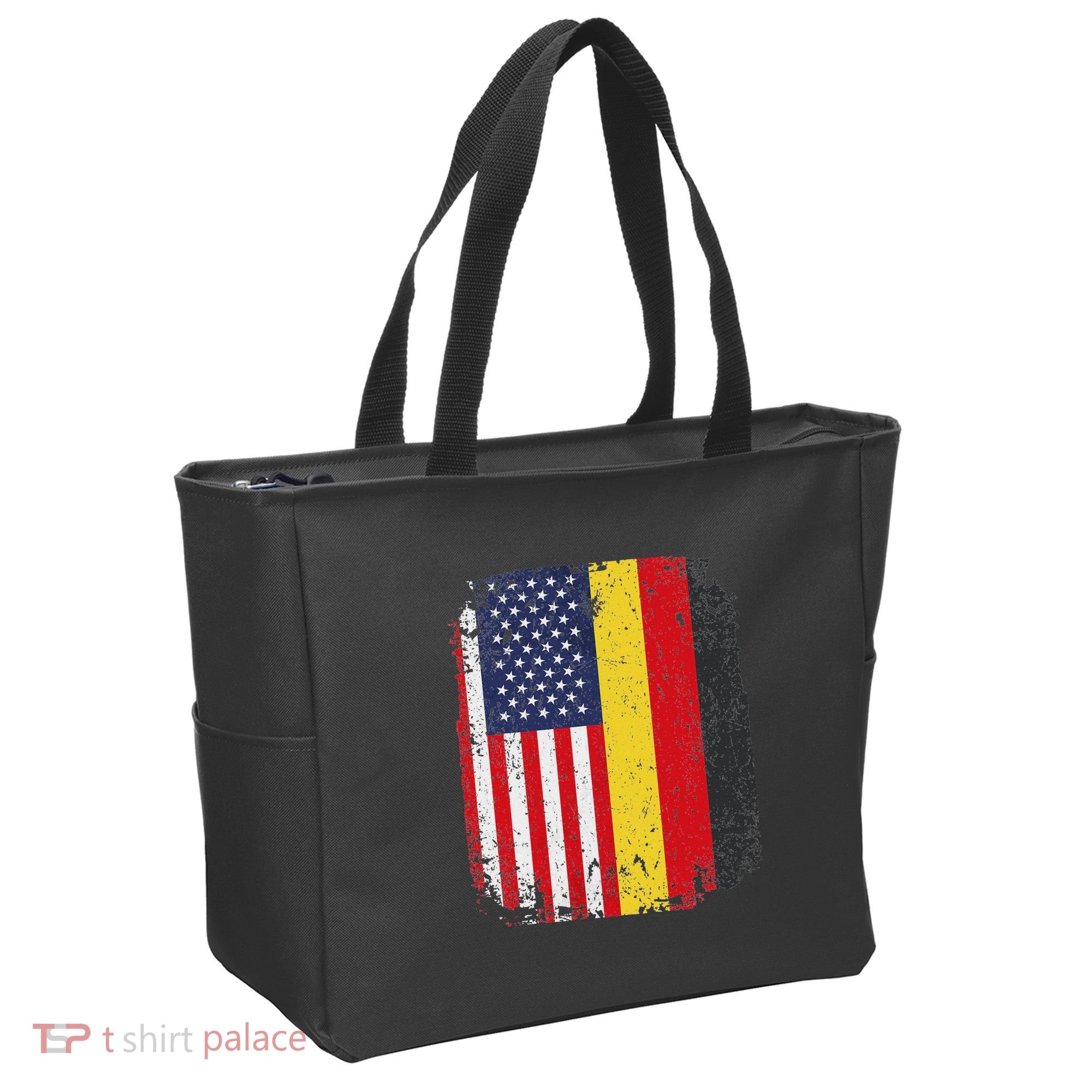 Usa American Germany Flag German Dual Citizenship Tote Bag