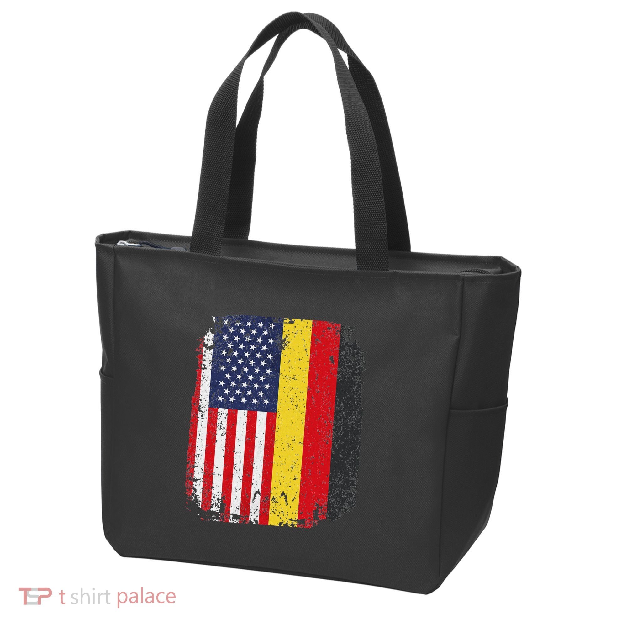 Usa American Germany Flag German Dual Citizenship Tote Bag