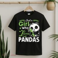 Ust A Girl Who Loves Pandas Cute Panda T-Shirt thumb 2
