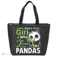 Ust A Girl Who Loves Pandas Cute Panda Tote Bag thumb 0