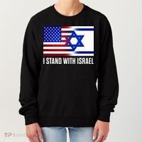 USA and Israel Flag Show Your Support Women's Sweatshirt thumb 0