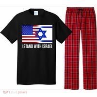 USA and Israel Flag Show Your Support Pajama Set thumb 0