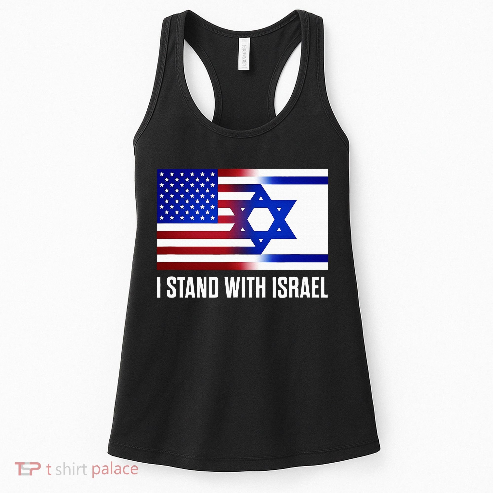 USA and Israel Flag Show Your Support Women's Tank Top