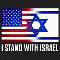 USA and Israel Flag Show Your Support Hat thumb 2