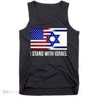 USA and Israel Flag Show Your Support Tank Top thumb 0