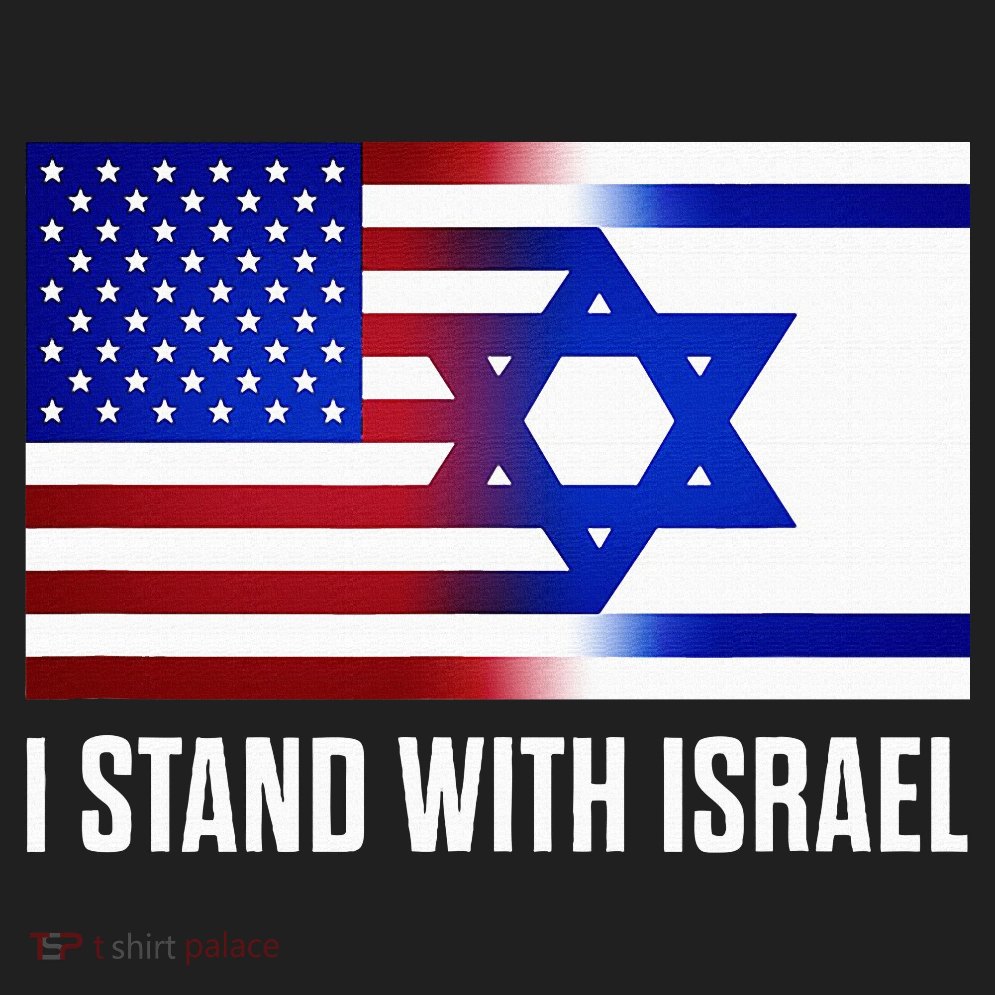 USA and Israel Flag Show Your Support Golf Towel
