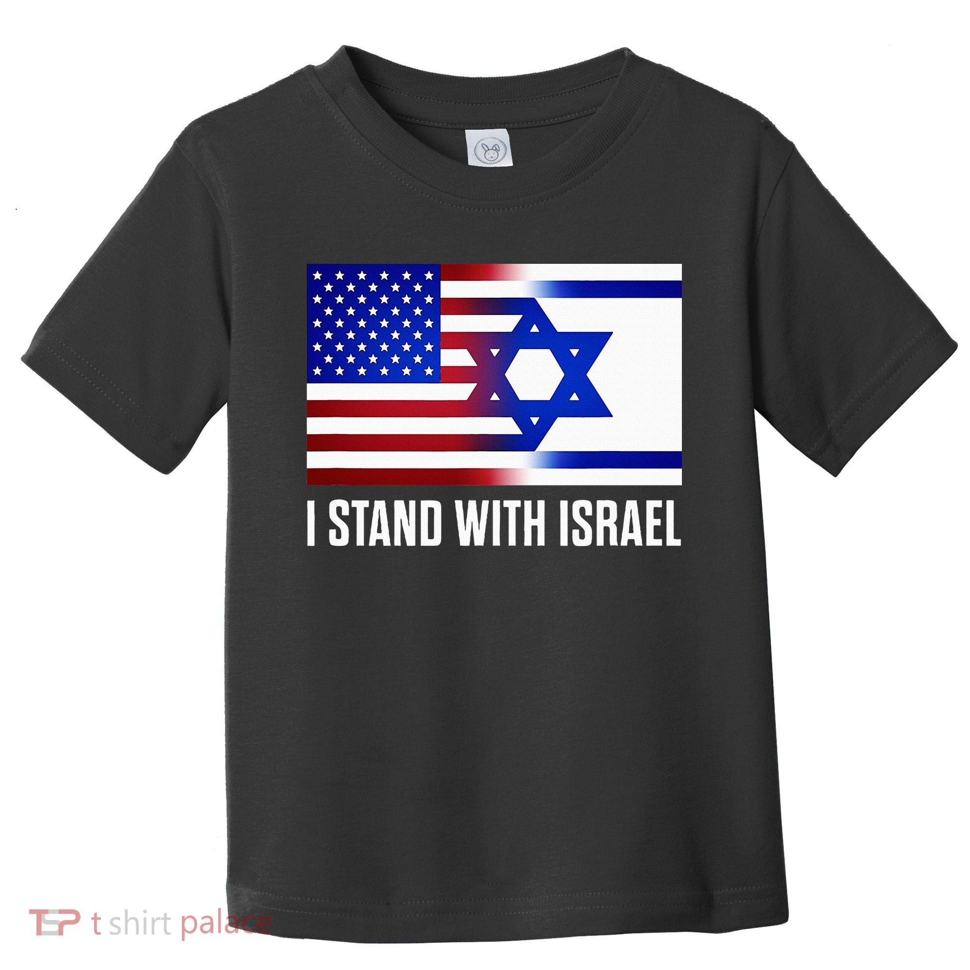 USA and Israel Flag Show Your Support Toddler T-Shirt