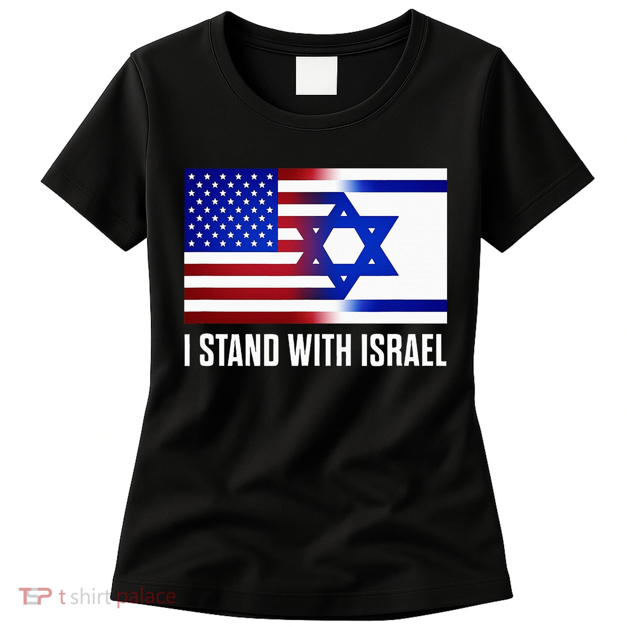 USA and Israel Flag Show Your Support Women's T-Shirt
