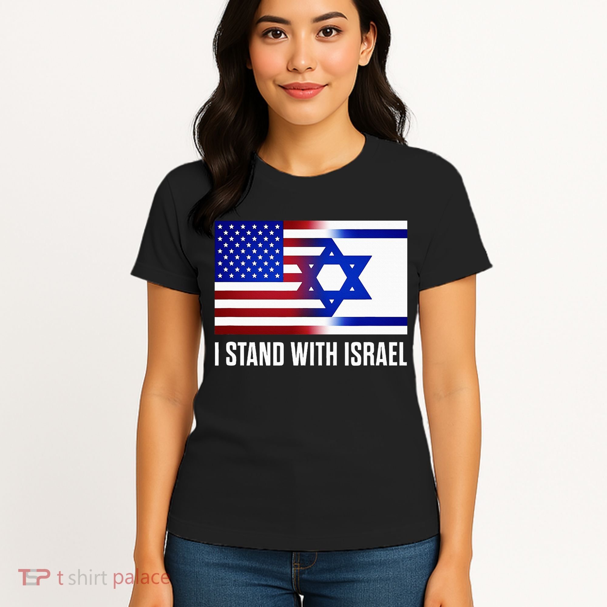 USA and Israel Flag Show Your Support Women's T-Shirt
