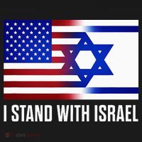 USA and Israel Flag Show Your Support Kids Hoodie thumb 5