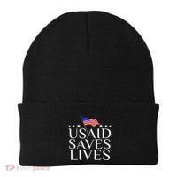 Us Agency International Development Usaid Saves Lives Beanie thumb 0