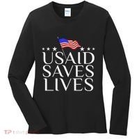 Us Agency International Development Usaid Saves Lives Women's Long Sleeve Shirt thumb 0