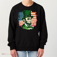 USA Abraham Lincoln St Patricks Day Women's Sweatshirt thumb 0