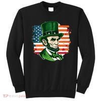 USA Abraham Lincoln St Patricks Day Sweatshirt thumb 0