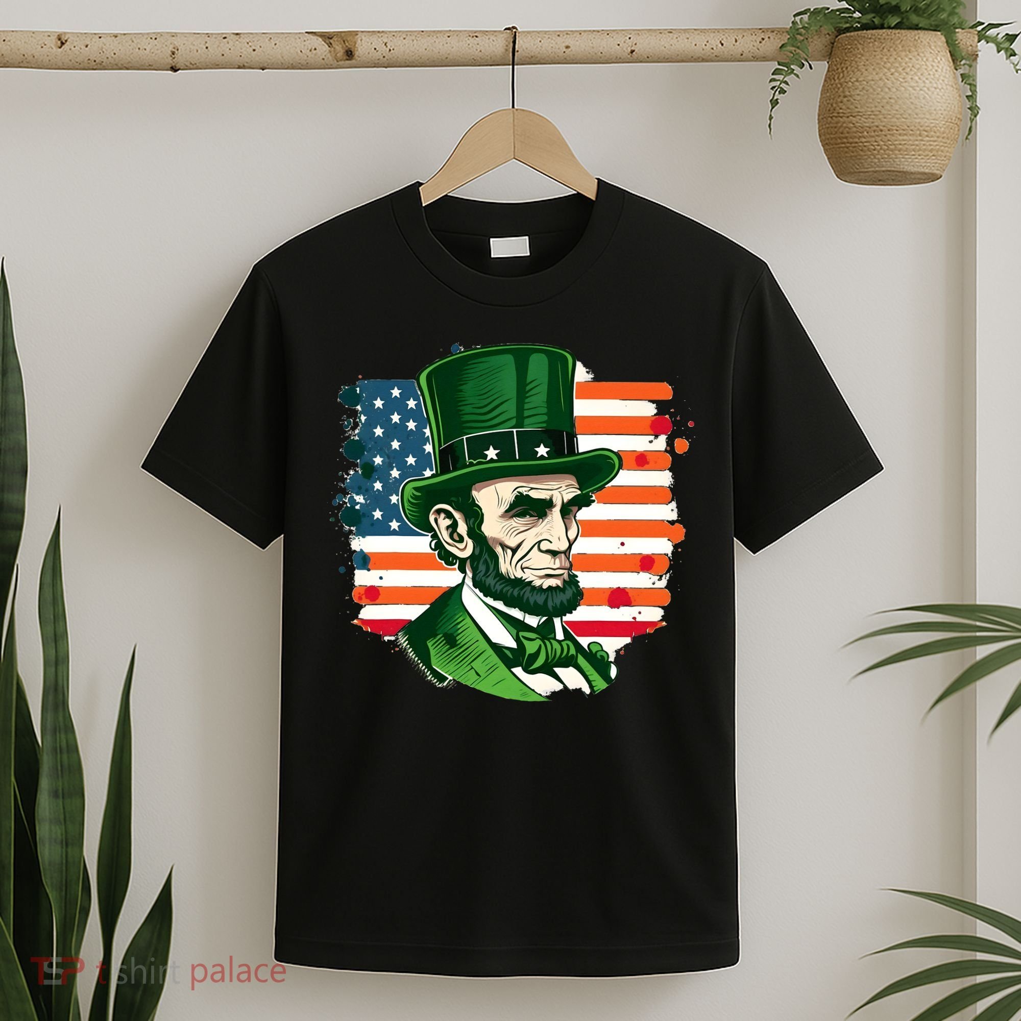 USA Abraham Lincoln St Patricks Day T-Shirt