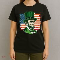USA Abraham Lincoln St Patricks Day T-Shirt thumb 4