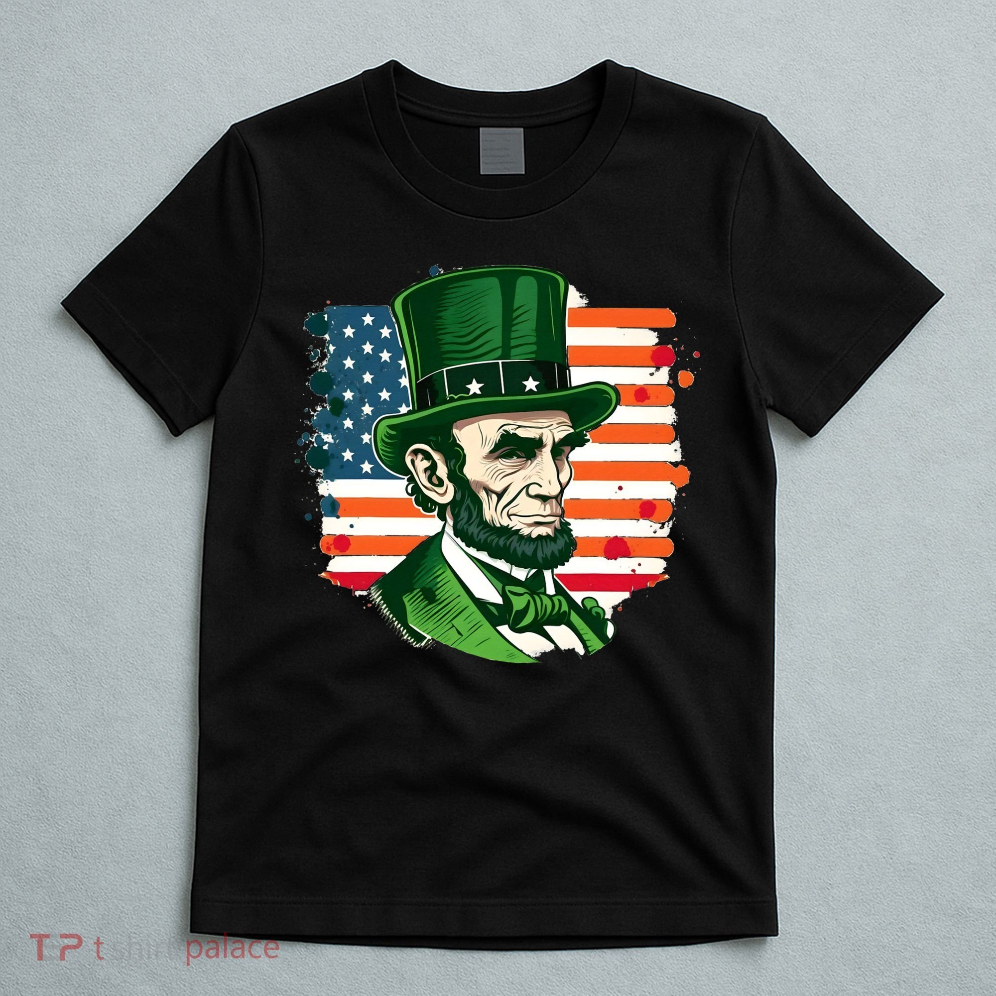 USA Abraham Lincoln St Patricks Day T-Shirt