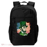 USA Abraham Lincoln St Patricks Day Backpack thumb 0