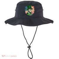 USA Abraham Lincoln St Patricks Day Bucket Hat thumb 0