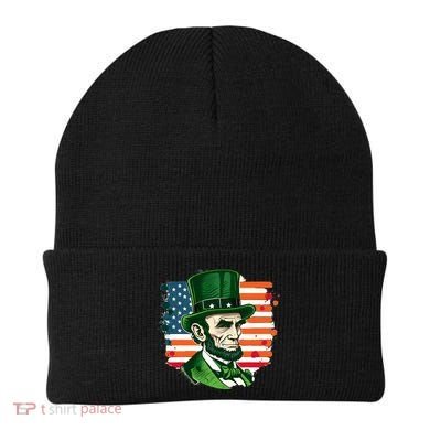USA Abraham Lincoln St Patricks Day Beanie