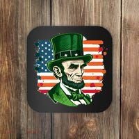 USA Abraham Lincoln St Patricks Day Coaster thumb 0